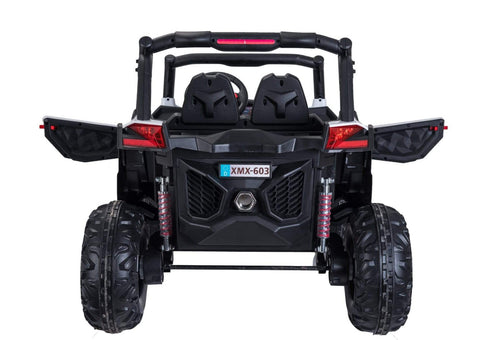 Image of 4x4 Off-Road Kids Buggy UTV with Touchscreen TV and EVA Wheels - Elegant Electronix