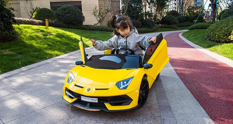 Image of High Speed Lamborghini Aventador Drift Car for Kids | 24V