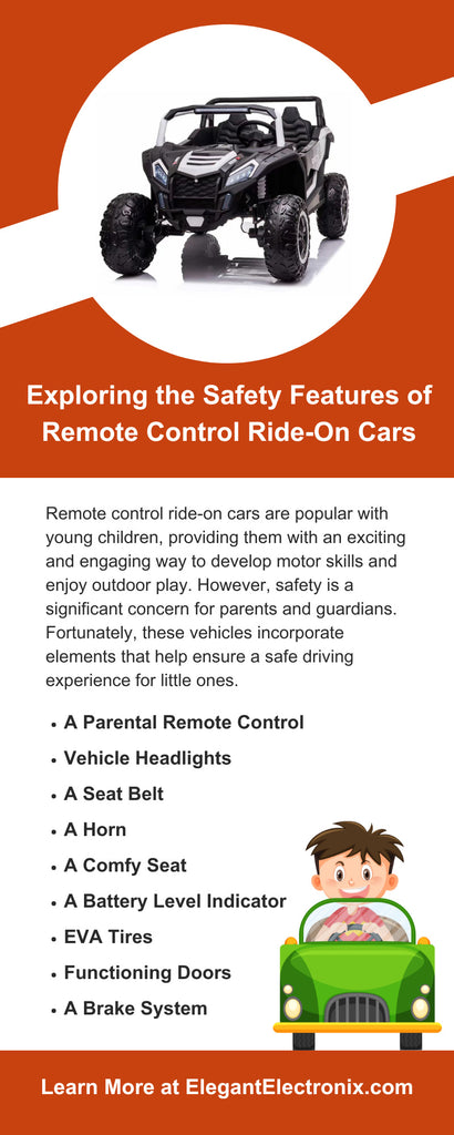 Exploring the Safety Features of Remote Control Ride-On Cars