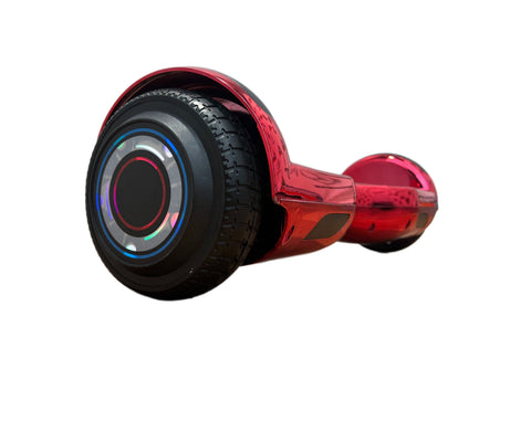 Image of Bluetooth Hoverboard With LED Lights | Metallic Red