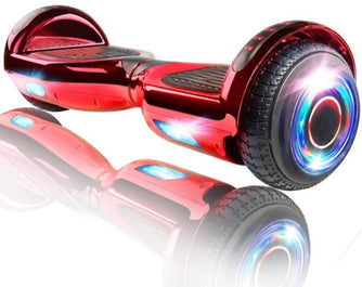 Bluetooth Hoverboard With LED Lights | Metallic Red