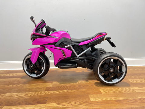 Image of 3 Wheel Motorcycle with LED Wheels Electric Kids Motorcycle Trike 12V