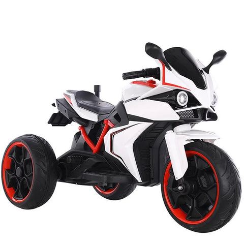 Image of 3 Wheel Motorcycle with LED Wheels Electric Kids Motorcycle Trike 12V