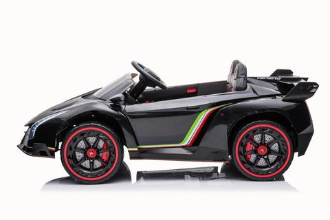 Image of Lamborghini Veneno 2 Seater Kids Car with Bluetooth