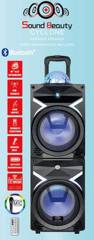 Image of The Cyclone | Double 8 Bluetooth Karaoke Speaker