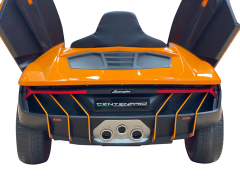 Image of 2022 Kids Lamborghini Centanario with Parental Remote | Orange