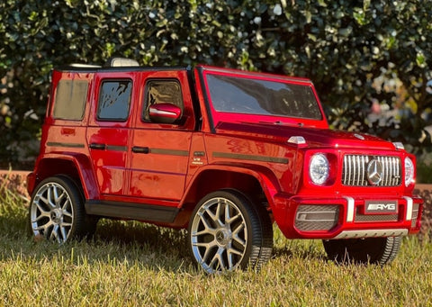 Image of red-g-wagon-kids-12v-remote-control-car-christmas