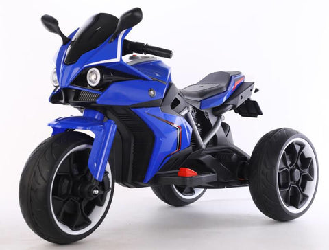 Image of 3 Wheel Motorcycle with LED Wheels Electric Kids Motorcycle Trike 12V