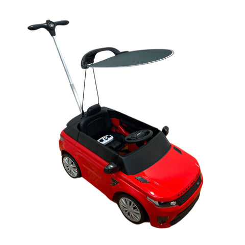 Image of Range Rover Electric Kids Car and Stroller | Red