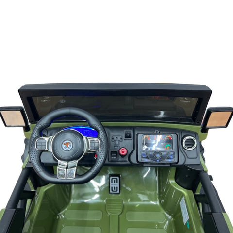 Image of 24V Lifted Kids Jeep with Bluetooth and Parental Remote