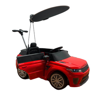 Range Rover Electric Kids Car and Stroller | Red