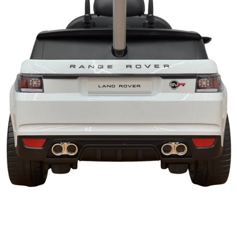 Image of Range Rover Electric Kids Car and Stroller | White