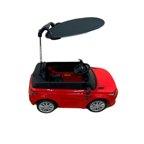 Image of Range Rover Electric Kids Car and Stroller | Red