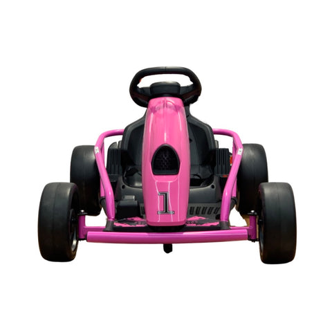 Image of Drifting Go Kart for Kids | 24V Pink