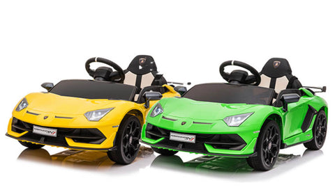 Image of Lamborghini Aventador Kids Car with Parental Remote