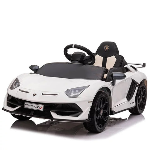 Image of Lamborghini Aventador Kids Car with Parental Remote