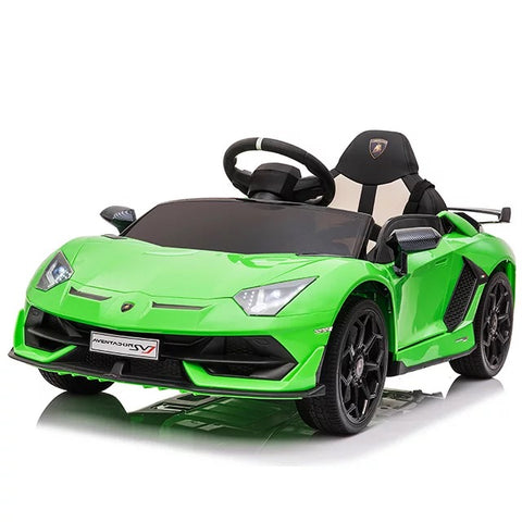 Image of Lamborghini Aventador Kids Car with Parental Remote