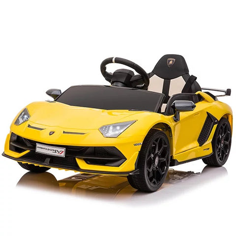 Image of Lamborghini Aventador Kids Car with Parental Remote