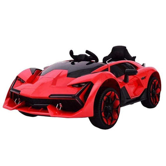 Lambo Style Ride on Car with Parental Remote Control 12V | Red - Elegant Electronix