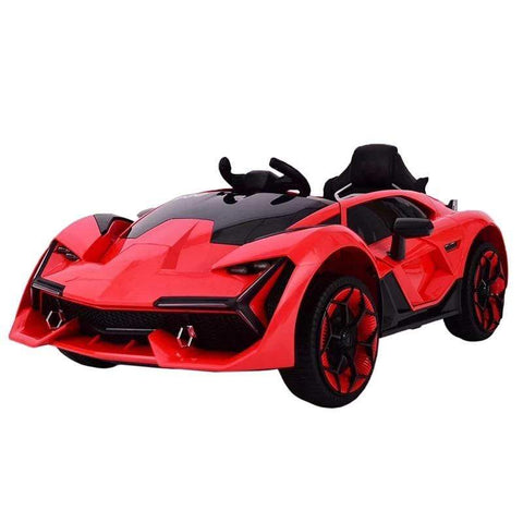 Image of Lambo Style Ride on Car with Parental Remote Control 12V | Red - Elegant Electronix