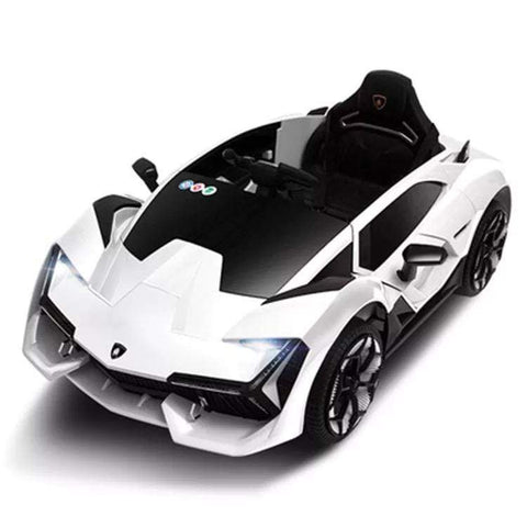 Image of Lambo Style Ride on Car with Parental Remote Control 12V | Red - Elegant Electronix