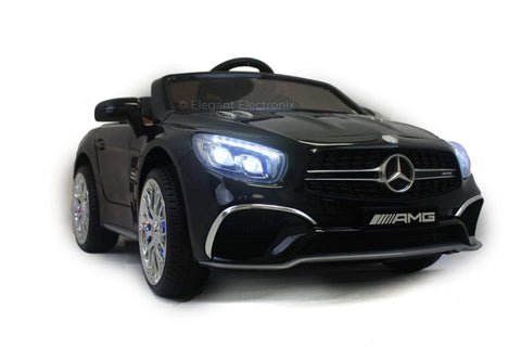 Image of Licensed Mercedes AMG with Touchscreen TV and Remote Control 12V | Black - Elegant Electronix