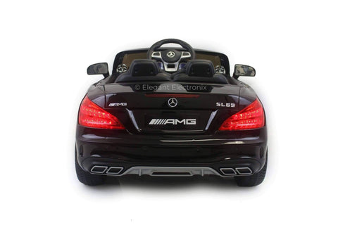 Image of Licensed Mercedes AMG with Touchscreen TV and Remote Control 12V | Black - Elegant Electronix