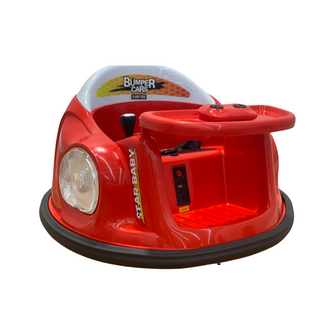 12V Bumper Cars with Parental Remote for Toddlers