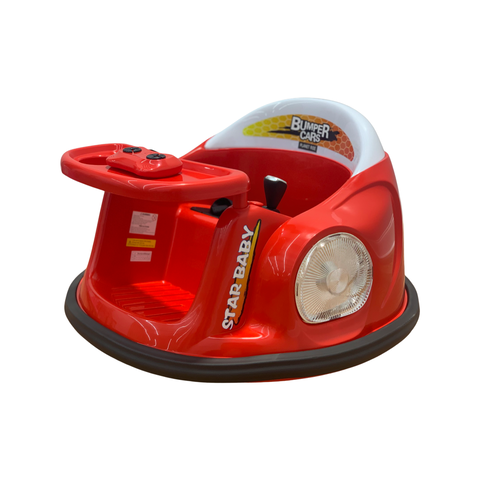 Image of 12V Bumper Cars with Parental Remote for Toddlers