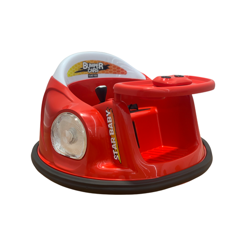 Image of 12V Bumper Cars with Parental Remote for Toddlers