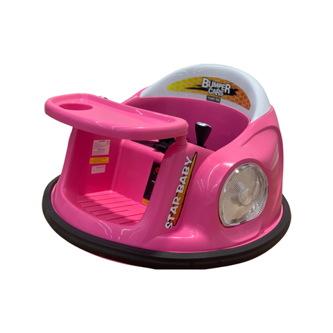 Image of 12V Bumper Cars with Parental Remote for Toddlers